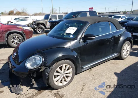 2013 Volkswagen Beetle 2.0L Tdi из США, поврежденный, VIN 3VW5L7AT9DM817904